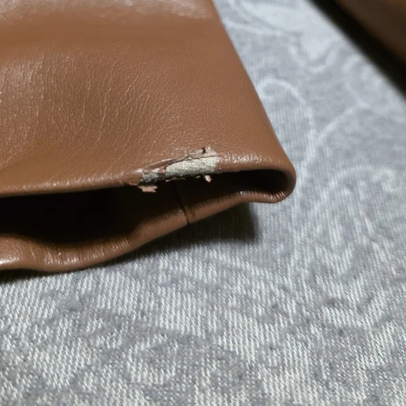 Aritzia Babaton Brown Vegan Leather Blazer (Size S) - Picture 6 of 7